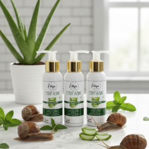 Gel nettoyant Stop acne Bave d'escargot & Aloe Vera100ml