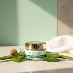 Crème Stop Acne Bave d'escargot & Aloe Vera 50g